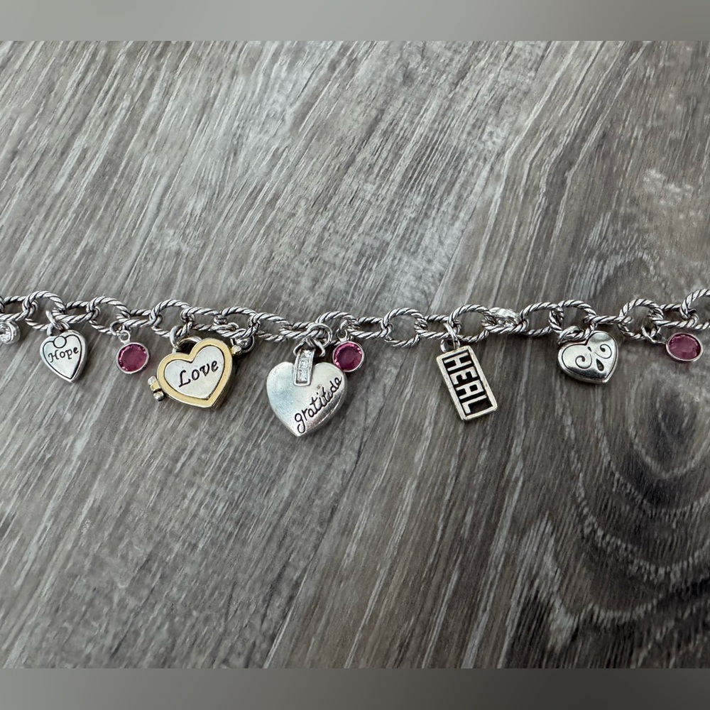 💗💖 BRIGHTON 2020 Retired Power Of Pink Adjustable Bracelet - Picture 5 of 6